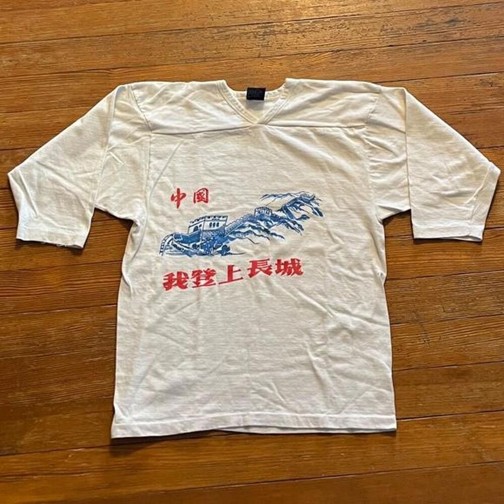 Jansport Men's White and Grey T-shirt